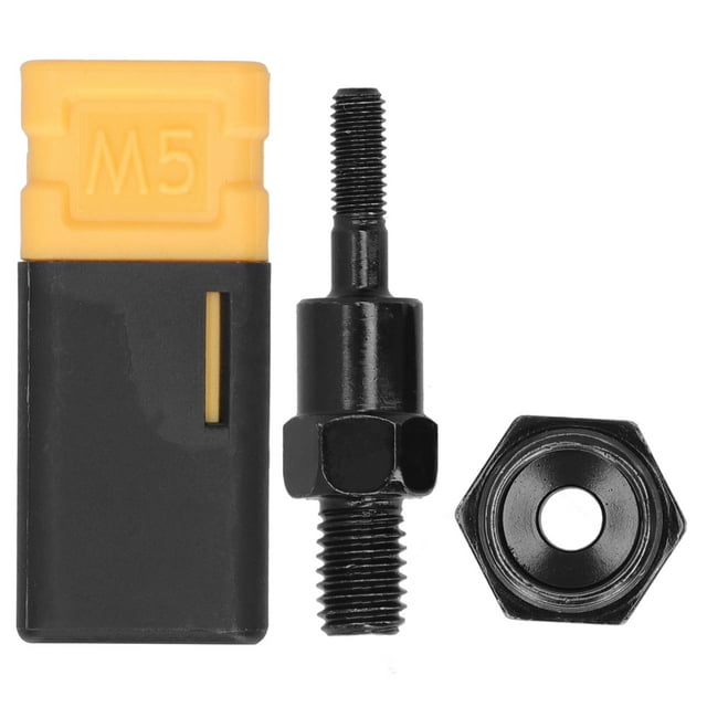 Uadme Embouts de Pistolets à Riveter pour écrou, Manuel en Acier Allié M5 et Accessoire de Pièces de Nez