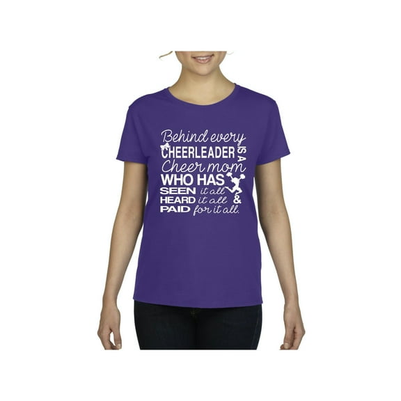 Women's T-Shirt Short Sleeve - Cheer Mom Cheerleader