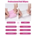 thumbnail image 3 of Toallitas para uñas sin pelusa TEOYALL, 400 unidades, tela no tejida, color rosa, 3 of 7