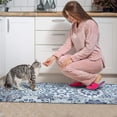 thumbnail image 3 of Blue Ethnic Geometric Pattern Kitchen Rugs Sets Of 2,Anti Fatigue Kitchen Mat Rugs Non Slip Washable,Decorative Kitchen Floor Mats for Kitchen,Sink,Laundry,17"x30"+17"x47", 3 of 7