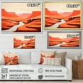 thumbnail image 4 of Designart "Minimalism: Brown Canyon Calm IV" Canyon Floater Framed Wall Decor, 4 of 5