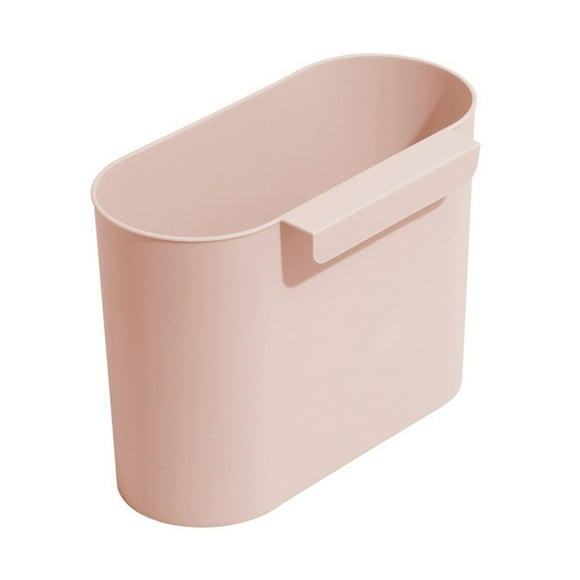 Kitchen Trash Can Wall-Mounted Home Bathroom Living Room Cabinet No-Lid Desktop Small Trash Can