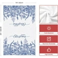 thumbnail image 6 of SM-XLHN Holly Merry Christmas Kitchen Towels Dish Towels, 18x26 Inch Holiday Home Sweet Home Jolly Winter Decoration Hand Towels Set of 4, 6 of 6