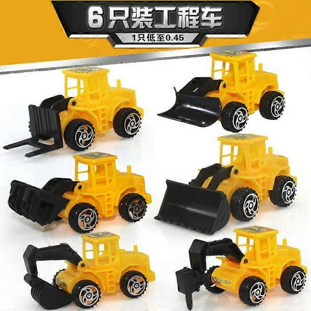 Construction Vehicle Digger Theme Cake Decorations Include 6 Construction Truck Excavator Cupcake Toppers
