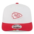 thumbnail image 2 of Men's New Era  White/Red Kansas City Chiefs 2025 NFL Training Camp 9SEVENTY Adjustable Hat, 2 of 5
