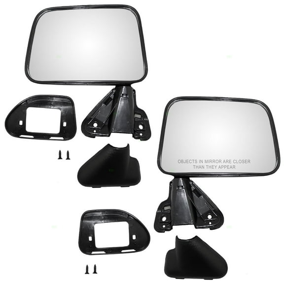 Brock Manual Mirror for 1987-1988 Pickup Set 8794089135 1987-1989 4Runner