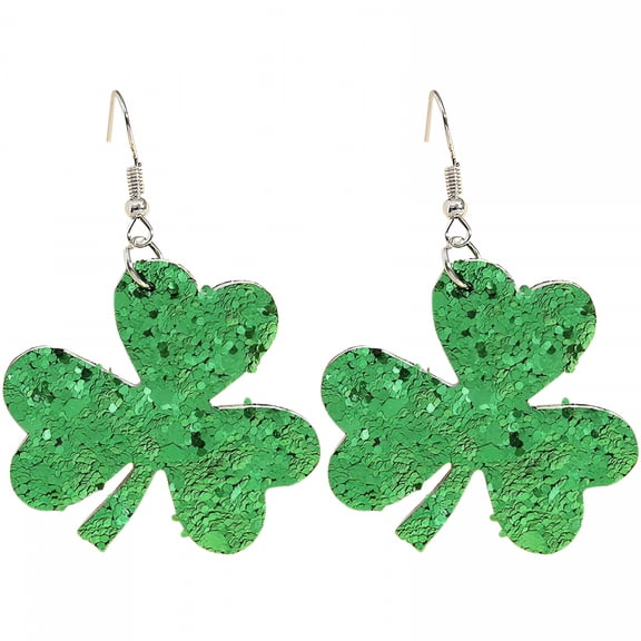 DESIGNICE Earrings St. Patrick's Day Accessories Clovers Jewelry