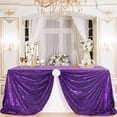 thumbnail image 3 of Mantel Rectangular B-COOL Morado con Lentejuelas 127x203 cm, 3 of 7