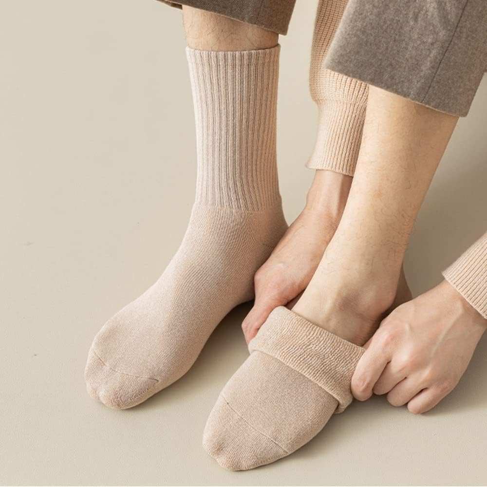 CoCozhu Mens Socks 5 Pack, Cotton Ankle Socks for Men