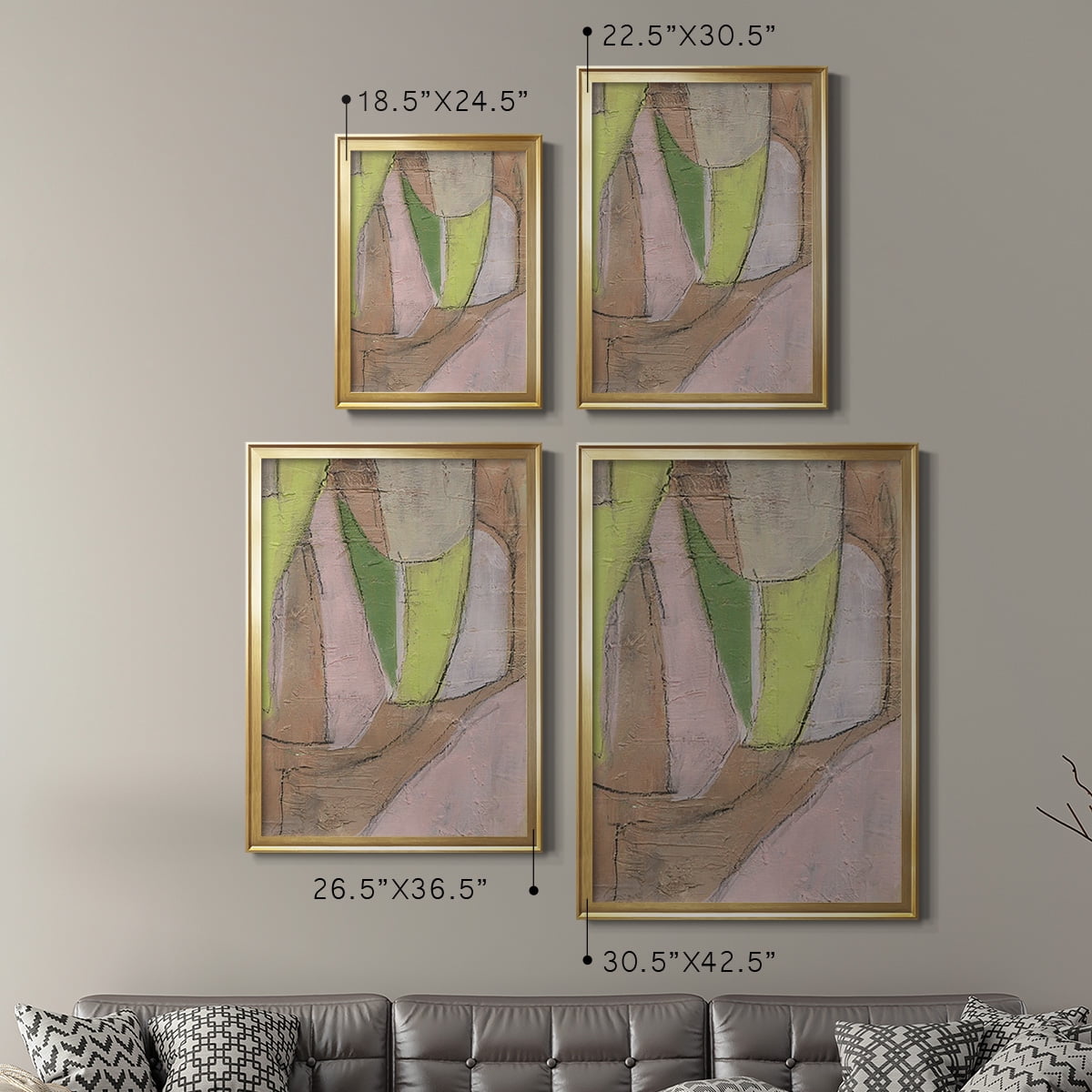 Many Layers I Premium Framed Print, in Gold, Black, or Silver - Ready to Hang