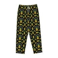 thumbnail image 4 of Fotbe Pineapple Women's Pajama Pants,Sleepwear Pants,Pj Bottoms Drawstring And Pockets-Medium, 4 of 9