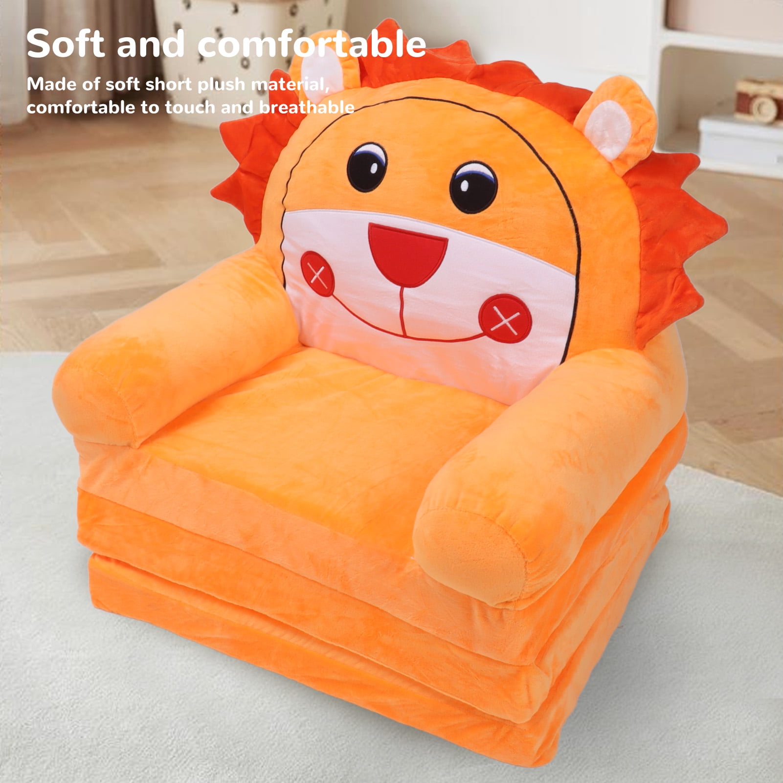 In Kids Toddler Couch Fold Out, Plush Kids Chair Personalized