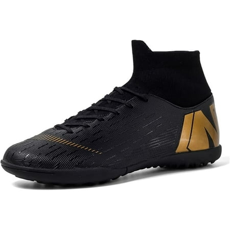 MDPCX Unisex Soccer Sneakers are Light, Breathable, Non-Slip and Shock-Absorbing, and The Youth high-top Indoor Lawn Training Hard Bottom TF/AG.