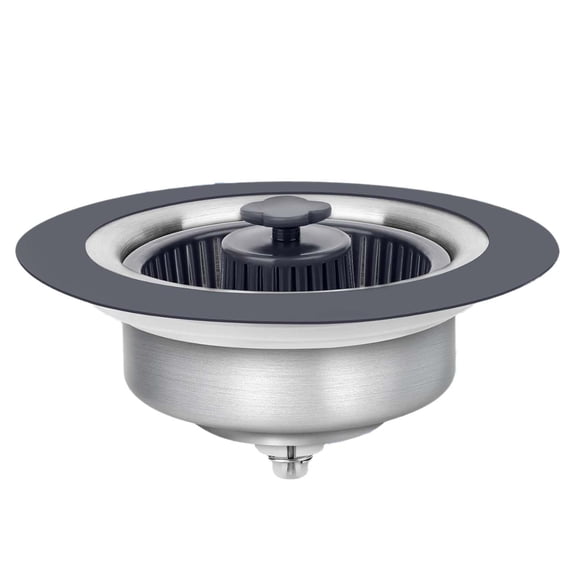 Colador y tapón para fregadero de cocina, Combo de tapón para fregadero, colador de fregadero antiobstrucción de Metal, filtro de cesta de drenaje
