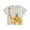 Light Gray, variant on Boys Shirts - Kids Printed T-Shirt Cute Short Sleeve Round Neck Top Soft Cotton Casual Tee Fun Colorful Shirt - Shirts for Boys,Color:Yellow,Size:6-8 Years