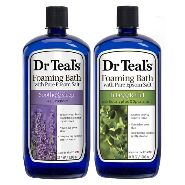 Baño espumoso Dr. Teal's Soothe & Sleep con lavanda y eucalipto
