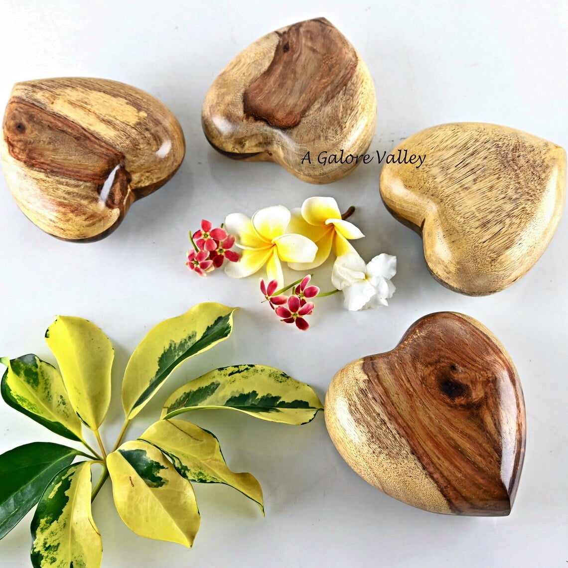 Wooden Urn for Human Ashes Heart Shaped Keepsake For Pets Handmade Urn for loved ones | Each Piece has Unique Natural Pattern