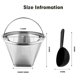 thumbnail image 4 of Taza reutilizable de cápsulas de café – taza K de malla de alta densidad de acero inoxidable, control preciso del agua, cápsula de silicona impermeable, infusión completa, fácil de limpiar, 4 of 7