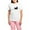 With Pink Camo Pant, variant on CafePress - Scottie Places Pajamas - Women's Short Sleeve Print T-Shirt and Pants Light Cotton Pajama Set