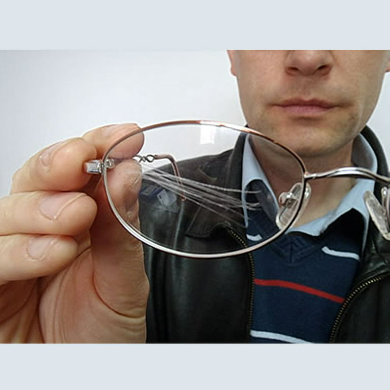 Lens Buff -Eyeglass Scratch Remover Pencil Crystalline Polymer Materials as  Seen on TV- Black 1 Pack