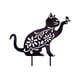 thumbnail image 4 of Estatuilla de gato de metal, estatua decorativa de silueta de gato de hierro, adorno para decoración de jardín de granja de patio (28x31cm) TUNC Sencillez, 4 of 4