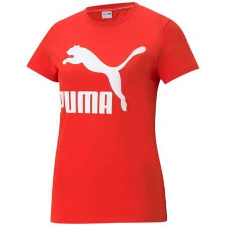 PUMA Womens Plus Size Cotton Classics Logo T-Shirt