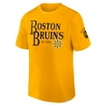 thumbnail image 2 of Men's Fanatics Yellow Boston Bruins Decades Collection Made To Last T-Shirt, 2 of 3