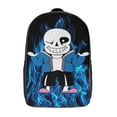 thumbnail image 6 of Undertale Sans Backpack 17 Inch Shoulder Bag Sturdy Laptop Backpack Daypack for Men Women Travel School, 6 of 8