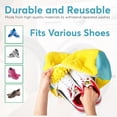 thumbnail image 3 of 2 Pcs Shoe Washing Machine Bags with 2 Shoe Trees & Brush | Reusable Laundry Bags for Sneakers | Shoe Bag for Washing Machines | Sneaker Bags for Washer and Dryer for All Shoe Types and Sizes, 3 of 4