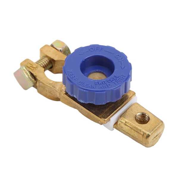 Interruptor Aislador De Batería De Poste Superior, Terminal De Corte De Batería Protector De Latón De 15-17 Mm Para Automóvil Para Barco Para RV