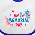 thumbnail image 4 of Inktastic My 1st Memorial Day Boys or Girls Baby Bib, 4 of 4
