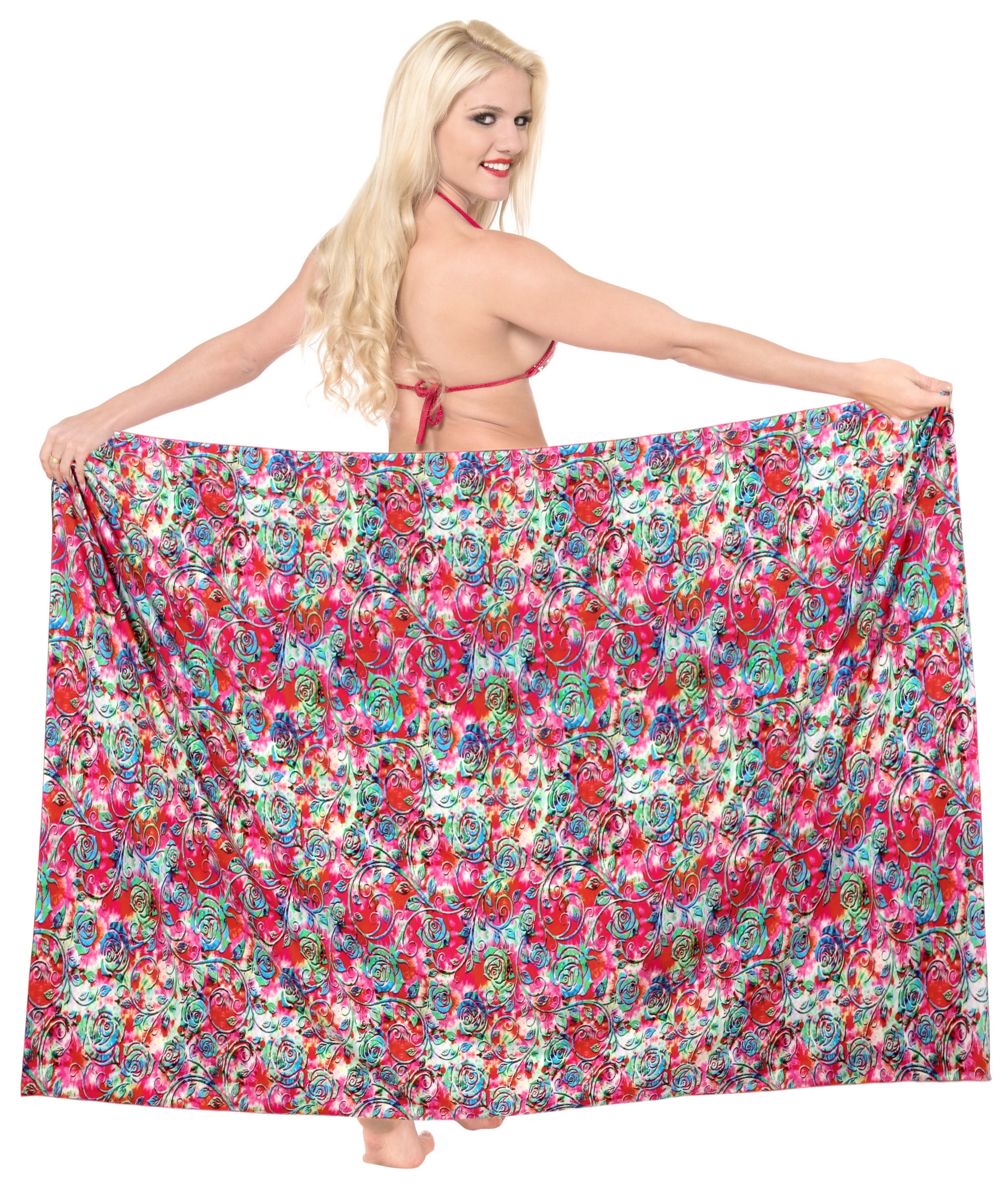 Tribal Arrows Sheer Sarong Personalized Pink