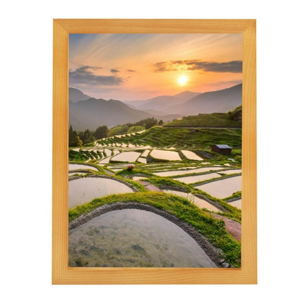 A3 Wooden Photo Frame Picture Frame Poster Frame Home Table Decoration Ornaments (Wood Color),Poster Frame, Wood Picture Frame