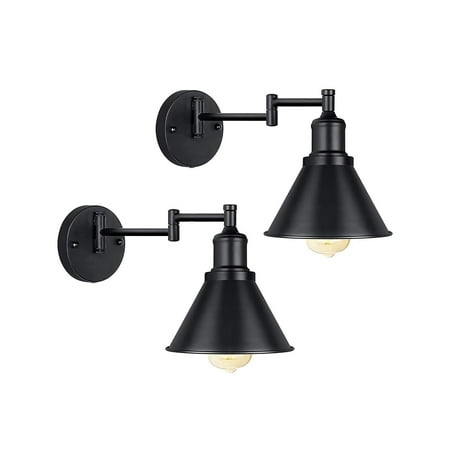 

Wall Lamp E27 Wall Light with without Lamp Decorative Iron Wall Solid Bulb Switch for Home Living Room Bedroom Coffee Bar Villa Homestay