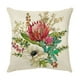 thumbnail image 2 of Juego de 4 fundas de cojín de 45x45 cm, funda de almohada decorativa con estampado de flores para sofá, sala de estar, dormitorio, silla, decoración del hogar, 2 of 5