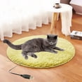 thumbnail image 2 of Pet Heating Plush Pad 40cm Usb Electric Mat Constant Temperature Pet Bed Blanket Puppy Heater Portable Cat Winter Sleep Cushion ShopWise Round, 2 of 19