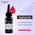 thumbnail image 4 of Venalisa capa superior templada recarga de gran calidad remojo UV LED sin limpiar capa superior Base mate capa superior reforzar GeL 30ml, 4 of 4