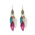 thumbnail image 5 of HOOUN BOHO Womens Earrings Vintage Feather Tassel Earings Drop Fashion Jewelry Gifts-multicolor, 5 of 8