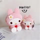 thumbnail image 2 of My Melody Bag, Crossbody Shoulder Purse Handbag, Cartoon Silicone Accessories, Pink Rabbit Woman Bags Pink Small -, 2 of 4