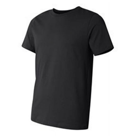 Bella-Canvas C3001U Unisex Jersey Short Sleeve Tee, Black - Small