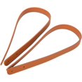 thumbnail image 4 of HUGFEGWE Genuine Leather Handbag Handle Straps - 2Pcs DIY Handbag Parts with 8 Set Bronze Rivets for Crafting Stylish Handbags and Purses(orange) CJ25311-7069, 4 of 9