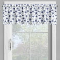 thumbnail image 4 of Ambesonne Blue Valance & Curtain, Chinese Floral Nature, 55"x45", Violet Blue White, 4 of 6