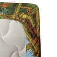 thumbnail image 3 of Ambesonne Beach Fitted & Top Sheet Set with Sham, Trees in Tropical Land, Multicolor, 3 of 4