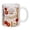 White, variant on Chef Coffee Mug Kitchen Cooking Themed Ceramic Cup with Handle, 2D Print with 3D Visual Effect Decorative Drinkware for Home Office Use, Ideal Gift for Chefs Bakers Cooking Enthusiasts