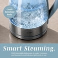 thumbnail image 5 of COOK WITH COLOR Electric Kettle, 1200W 1.8L Glass Water Boiler, Blue Slate, 5 of 7