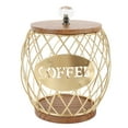 thumbnail image 2 of Coffee Pod Rack Holder, Large Capacity Coffee Capsule Storage Organizer with Wooden Base for Home & Office, Black Wire Design for Kitchen or Cafe, 2 of 7