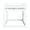 White, variant on Twin over Twin Loft Bed with 13 Upper Plywood Slats | Low - height for Better Balance | Versatile and Functional Bedroom Solution