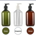 thumbnail image 1 of Prettyui Soap Dispensers Bottle Lotion Shampoo Shower Gel Soap Dispenser Empty Bath Pump Bottle Bathroom Storage Bottle Green 500ml/16.9oz, 1 of 2