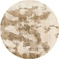 thumbnail image 1 of Ahgly Company Indoor Round Abstract Light Copper Gold Abstract Area Rugs, 6' Round, 1 of 6