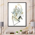 thumbnail image 2 of Designart 'Mountain Bird With Gouache Of Abstract Landscape' Modern Framed Canvas Wall Art Print, 2 of 5